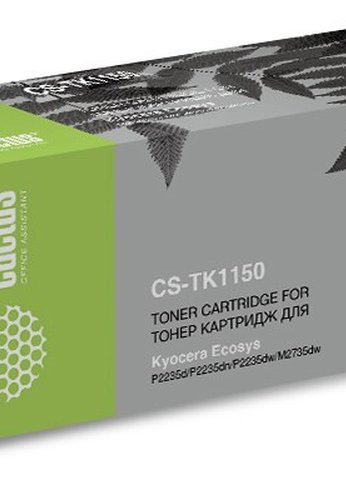 Картридж лазерный Cactus CS-TK1150 TK-1150 черный (3000стр.) для Kyocera Ecosys P2235d/P2235dn/P2235dw/M2735dw