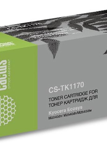 Картридж лазерный Cactus CS-TK1170 TK-1170 черный (7200стр.) для Kyocera Ecosys M2040dn/ M2540dn/M2640idw