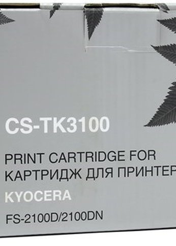 Картридж лазерный Cactus CS-TK3100 TK-3100 черный (12500стр.) для Kyocera Ecosys FS-2100D/2100DN