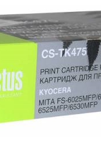 Картридж лазерный Cactus CS-TK475 TK-475 черный (15000стр.) для Kyocera FS-6025/B/6030