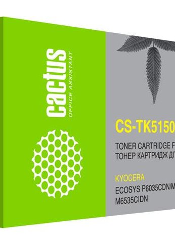 Картридж лазерный Cactus CS-TK5150Y TK-5150Y желтый (10000стр.) для Kyocera Ecosys M6035cidn/ P6035cdn