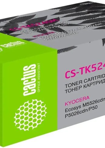 Картридж лазерный Cactus CS-TK5240M TK-5240M пурпурный (3000стр.) для Kyocera Ecosys M5526cdn/M5526cdw/P5026cdn/P5026cdw