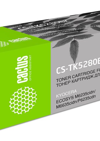 Картридж лазерный Cactus CS-TK5280BK TK-5280BK черный (13000стр.) для Kyocera Ecosys P6235cdn/M6235cidn/M6635cidn