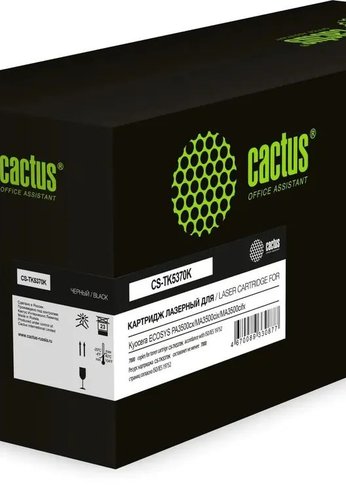 Картридж лазерный Cactus CS-TK5370K TK-5370K черный (7000стр.) для Kyocera ECOSYS PA3500cx/MA3500cix/MA3500cifx
