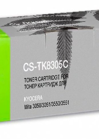 Картридж лазерный Cactus CS-TK8305C TK-8305C голубой (15000стр.) для Kyocera Mita 3050/3051/3550/3551