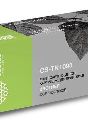 Картридж лазерный Cactus CS-TN1095 TN-1095 черный (1500стр.) для Brother DCP 1602/1602R