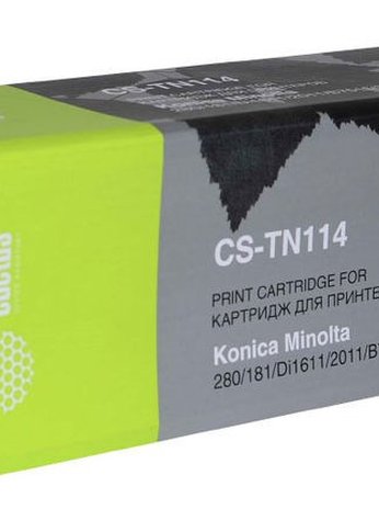 Картридж лазерный Cactus CS-TN114 TN-114 черный (11000стр.) для Konica Minolta 162/7115F/7118/7118F/7216/7220/Bizhub 163/Bizhub 210/Bizhub 211