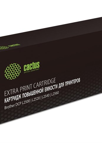 Картридж лазерный Cactus CS-TN2375-MPS TN-2375X черный (10400стр.) для Brother DCP L2500/L2520/L2540/L2560