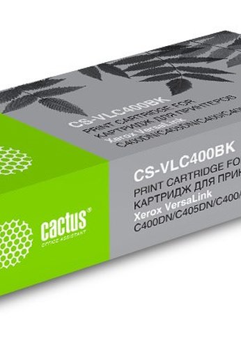 Картридж лазерный Cactus CS-VLC400BKRU 106R03532 черный (10500стр.) для Xerox VersaLink C400DN/C405DN/C400/405/C400N/C405N/