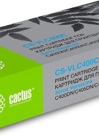 Картридж лазерный Cactus CS-VLC400CRU 106R03534 голубой (8000стр.) для Xerox VersaLink C400DN/C405DN/C400/405/C400N/C405N/
