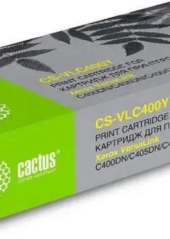 Картридж лазерный Cactus CS-VLC400YRU 106R03533 желтый (8000стр.) для Xerox VersaLink C400DN/C405DN/C400/405