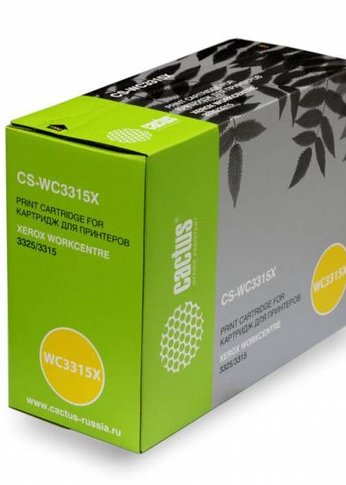 Картридж лазерный Cactus CS-WC3315X 106R02310 черный (5000стр.) для Xerox WorkCentre 3315/3325