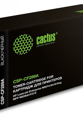 Картридж лазерный Cactus CSP-CF289A CF289A черный (5000стр.) для HP LJ M507/MFP M528