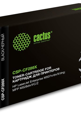 Картридж лазерный Cactus CSP-CF289X черный (10000стр.) для HP LJ M507/MFP M528