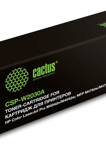 Картридж лазерный Cactus CSP-W2030A черный (2400стр.) для HP LJ M454/MFP M479