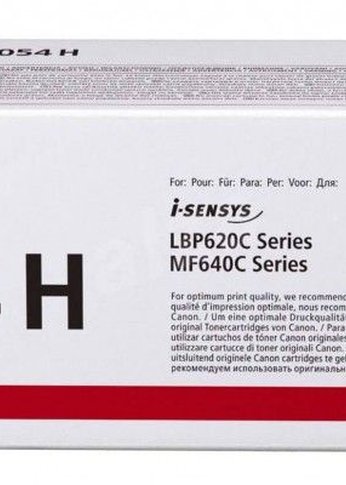 Картридж лазерный Canon 054HC 3027C002 голубой (2300стр.) для Canon MF645Cx/MF643Cdw/MF641Cw/LBP623Cdw/621Cw
