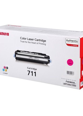 Картридж лазерный Canon 711M 1658B002 пурпурный (6000стр.) для Canon LBP5300/5360