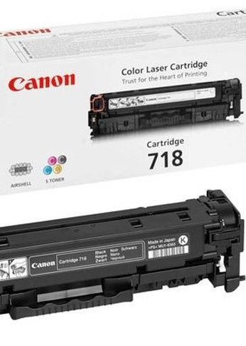 Картридж лазерный Canon 718BK 2662B002 черный (3400стр.) для Canon LBP7200/MF8330/8350