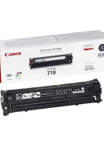 Картридж лазерный Canon 718BK 2662B005/017 черный x2упак. (6800стр.) для Canon LBP7200/MF8330/8350
