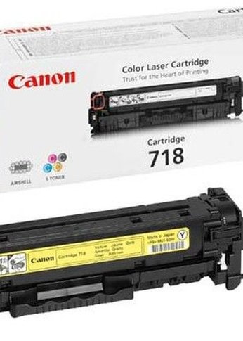 Картридж лазерный Canon 718Y 2659B002/014 желтый (2900стр.) для Canon LBP7200/MF8330/8350