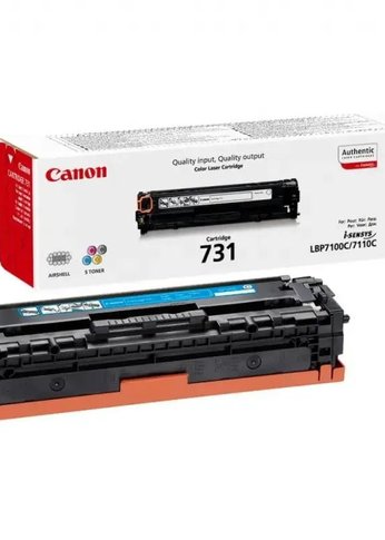 Картридж лазерный Canon Cartridge 731C 6271B002 для LBP7100 / LBP7110, Голубой, 1500стр.(GR)