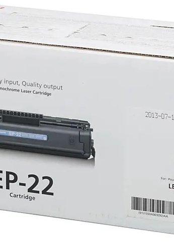 Картридж лазерный Canon EP-22 1550A003 черный (2500стр.) для Canon LBP-800/1120