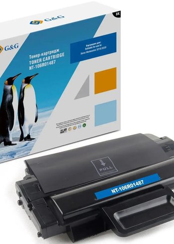 Картридж лазерный G&G GG-106R01487 черный (4100стр.) для Xerox WorkCentre 3210/ 3220