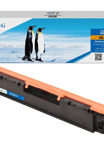 Картридж лазерный G&G GG-CE311A CE311A голубой (1000стр.) для HP LaserJet Pro MFP M175nw/CP1025/1025nw/M275 MFP, LBP7010/7018C Canon