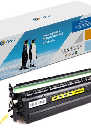 Картридж лазерный G&G GG-CE412A желтый (2600стр.) для HP LJ Pro 300 color M351a/MFP M375nw;Pro 400 color Printer M451nw/MFP M475d/