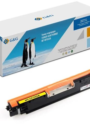 Картридж лазерный G&G GG-CF352A желтый (1000стр.) для HP CLJ Pro MFP M176/M176FN/M177/M177FW