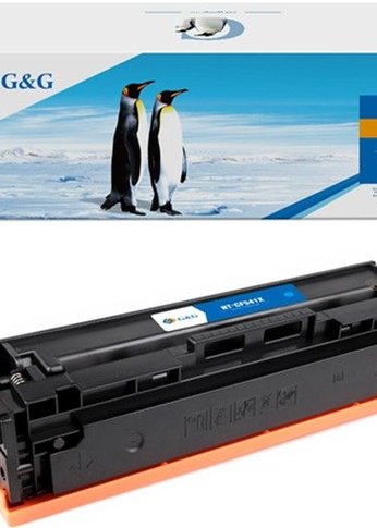 Картридж лазерный G&G GG-CF541X голубой (2500стр.) для HP CLJ M254dw/M254nw/M281FDN/M281FDW/M280NW