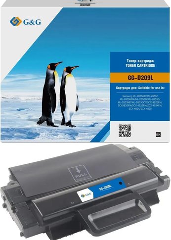 Картридж лазерный G&G GG-D209L черный (5000стр.) для Samsung ML-2855ND/SCX-4824FN/4828FN