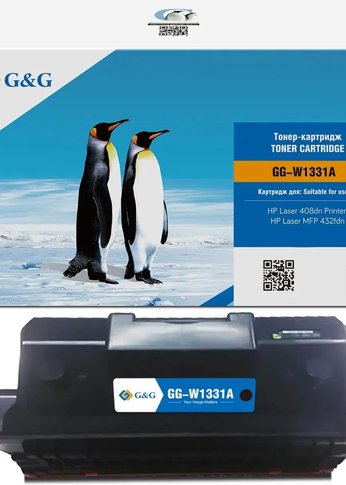 Картридж лазерный G&G GG-W1331A W1331A черный (5000стр.) для HP Laser 408dn/MFP 432fdn