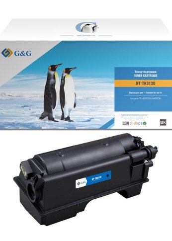 Картридж лазерный G&G NT-TK3130 черный (25000стр.) для Kyocera FS-4200DN/4300DN