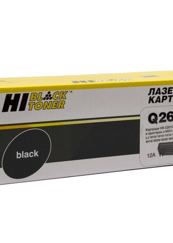 Картридж лазерный Hi-Black Q2612A для LJ 1010/1012/1015, 2000 стр.