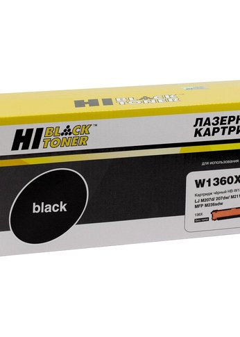 Картридж лазерный Hi-Black W1360X (HB-W1360X) для HP LaserJet M207d/207dw/M211d/M211dw/MFP M236sdw, 2,6K (без чипа)