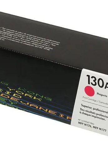Картридж лазерный HP 130A CF353A пурпурный для HP M153/M176/M177