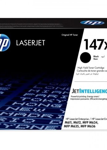 Картридж лазерный HP 147X W1470X черный (25200стр.) для HP LaserJet M610dn