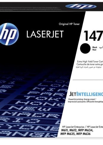 Картридж лазерный HP 147Y W1470Y черный (42000стр.) для HP LaserJet M610dn