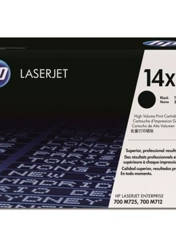 Картридж лазерный HP 14X CF214X черный (17500стр.) для HP 700/M712