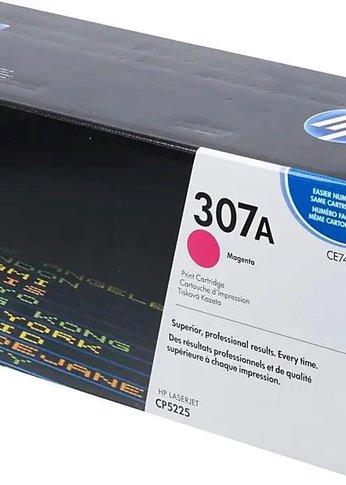 Картридж лазерный HP 307A CE743A пурпурный (7300стр.) для HP CLJ CP5225