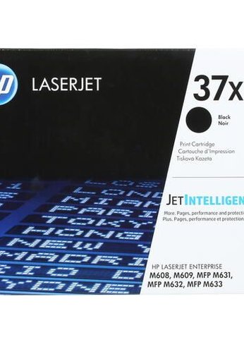 Картридж лазерный HP 37X CF237X черный (25000стр.) для HP LJ Ent M608/609/631/632
