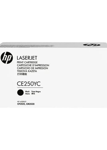 Картридж лазерный HP 504Y CE250YC черный (12000стр.) для HP CM3530/CP3525 (техн.упак)