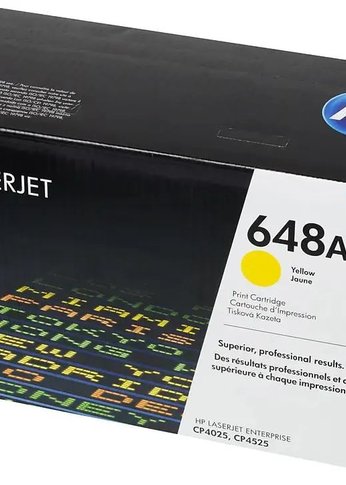Картридж лазерный HP 648A CE262A желтый (11000стр.) для HP CLJ CP4525
