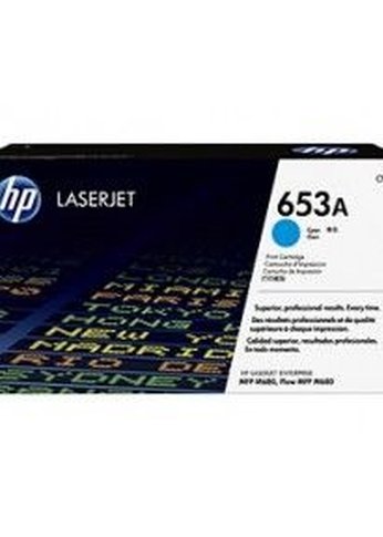 Картридж лазерный HP 653A CF321AC голубой (16000стр.) для HP CLJ Ent M651n/M651dn/M651xh/M680dn/M680