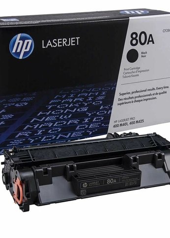 Картридж лазерный HP 80A CF280A черный (2700стр.) для HP LJ Pro M401/M425