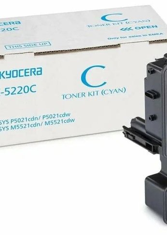 Картридж лазерный Kyocera TK-5220C 1T02R9CNL1 голубой (1200стр.) для Kyocera M5521cdn/cdw, P5021cdn/cdw