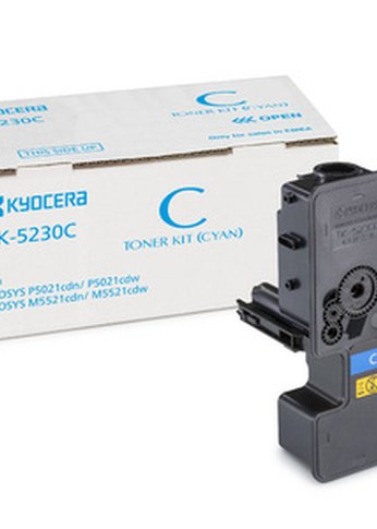 Картридж лазерный Kyocera TK-5230C 1T02R9CNL0 голубой (2200стр.) для Kyocera P5021cdn/cdw M5521cdn/cdw