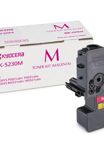 Картридж лазерный Kyocera TK-5230M 1T02R9BNL0 пурпурный (2200стр.) для Kyocera P5021cdn/cdw M5521cdn/cdw