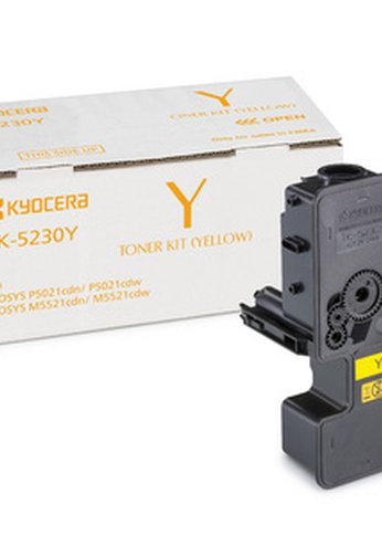 Картридж лазерный Kyocera TK-5230Y 1T02R9ANL0 желтый (2200стр.) для Kyocera P5021cdn/cdw M5521cdn/cdw